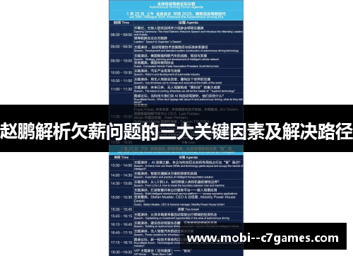 赵鹏解析欠薪问题的三大关键因素及解决路径