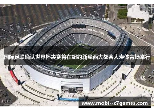 国际足联确认世界杯决赛将在纽约新泽西大都会人寿体育场举行